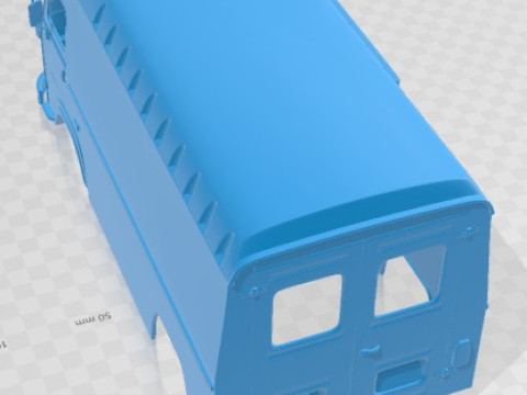 Avia A21T 1997 Printable Body Van 3D Print Model