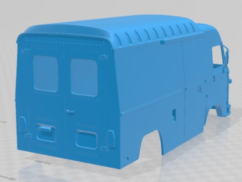 Avia A21T 1997 Printable Body Van 3D Print Model