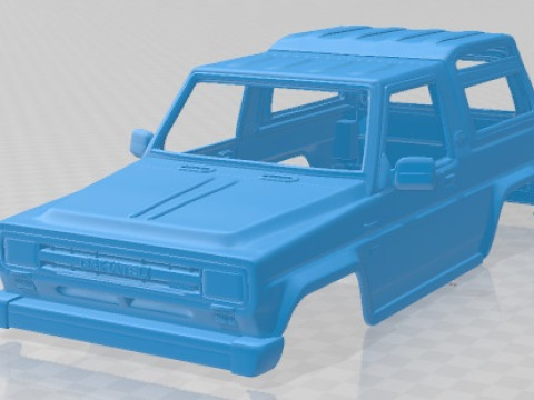 Daihatsu Rocky Wagon 1987 Printable Body Car 3D Print Model