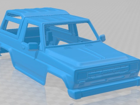 Daihatsu Rocky Wagon 1987 Printable Body Car 3D Print Model