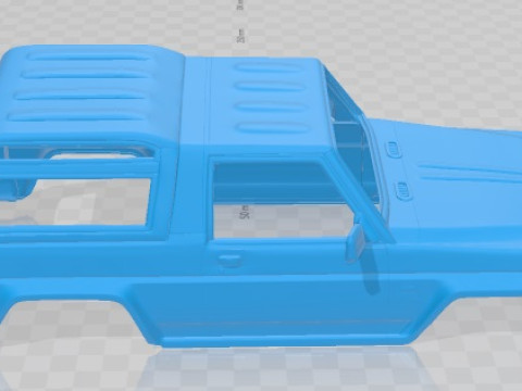Daihatsu Rocky Wagon 1987 Printable Body Car 3D Print Model