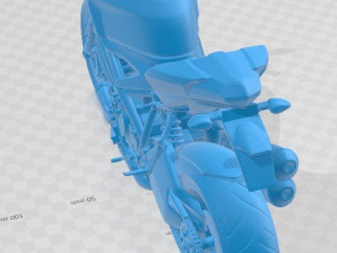 Ducati StreetFighter 2011 Printable Motorbike 3D-Druckmodell