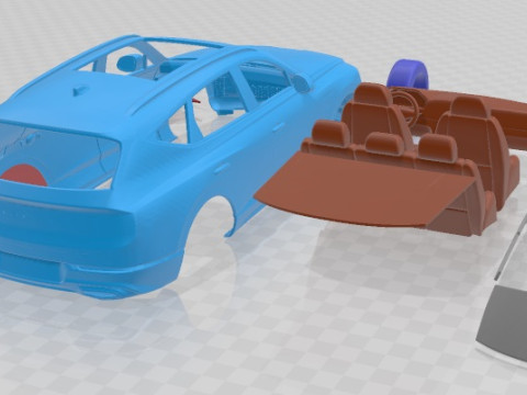 Genesis GV80 2021 Printable Car 3D Baskı Modeli