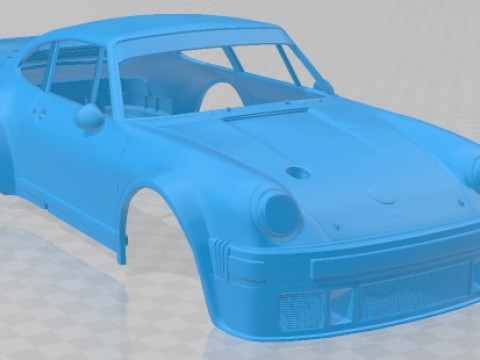 Porsche 934 RSR Printable Body Car 3D प्रिंट मॉडल