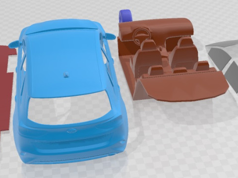 Kia Ceed 2019 Printable Car 3Dプリントモデル
