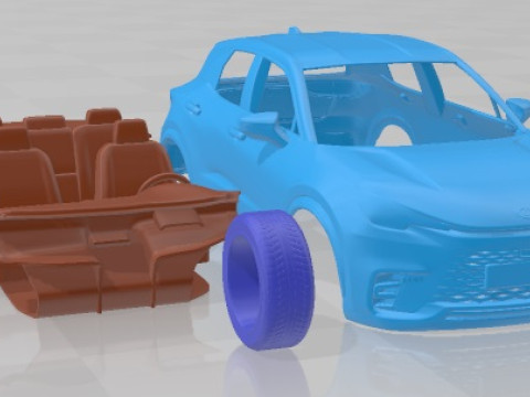 Lexus LBX 2024 Printable Car 3D printmodel