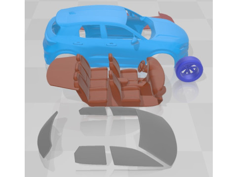 Lexus LBX 2024 Printable Car 3D printmodel
