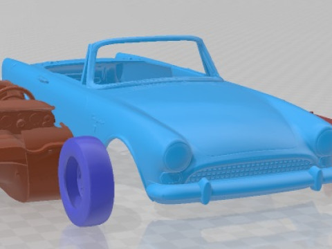 Sunbeam Tiger 1967 Printable Car 3D-Druckmodell