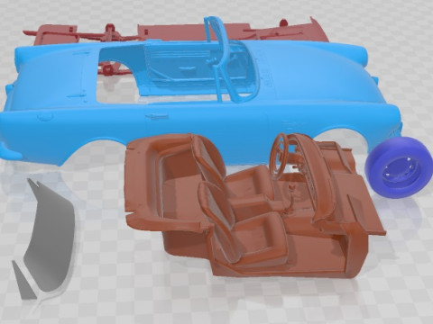 Sunbeam Tiger 1967 Printable Car 3D-Druckmodell