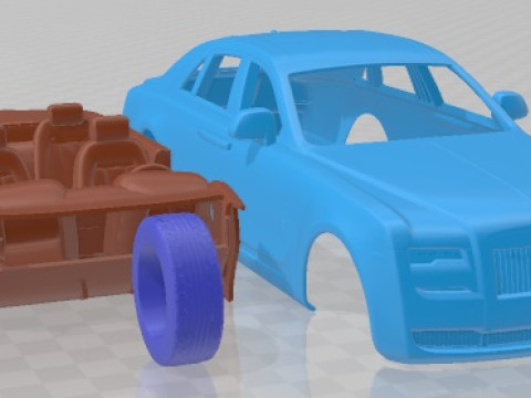 Ghost Series II 2015 Printable Car Modelo de Impressão 3D