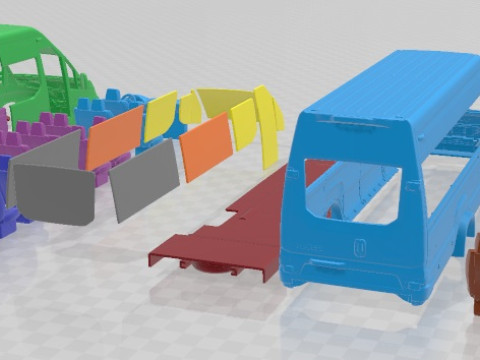 Iveco eDaily Tourus L5H3 2024 Printable Bus 3D Print Model