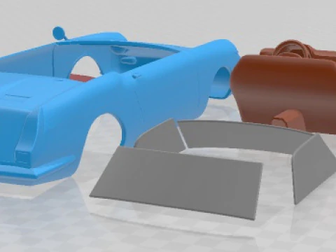 Autobianchi Stellina 1964 Printable Car 3D Print Model
