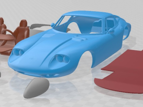 Marcos 1600 GT 1972 Printable Car 3D Print Model