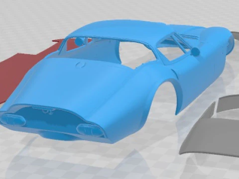 Marcos 1600 GT 1972 Printable Car 3D Print Model