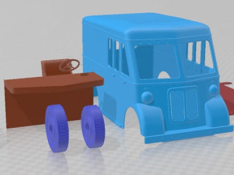 Marmon Herrington Delivery Truck 1946 Printable 3D Принт Модель