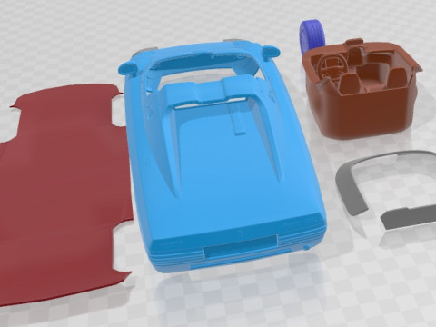 Isdera Spyder 036i 1991 Printable Car Modèles 3D en vedette