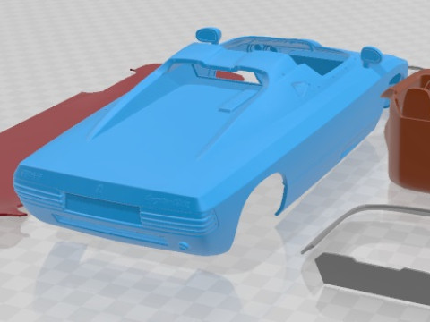 Isdera Spyder 036i 1991 Printable Car Modèles 3D en vedette