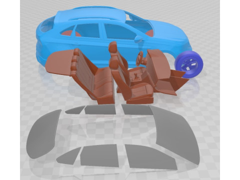 Volkswagen Nivus 2021 Printable Car 3D Принт Модель