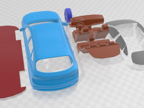 Volkswagen Nivus 2021 Printable Car 3D Принт Модель