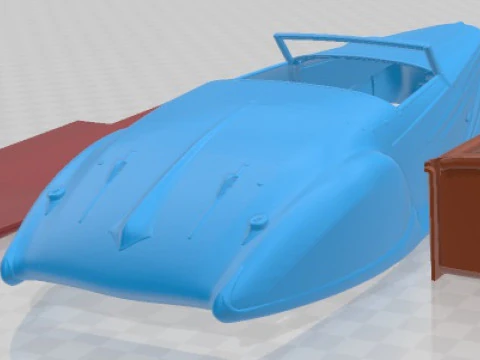 Delahaye T165 1939 Printable Car 3D Print Model