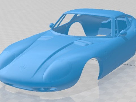 Marcos 1600 GT 1972 Printable Body Car Model Cetak 3D