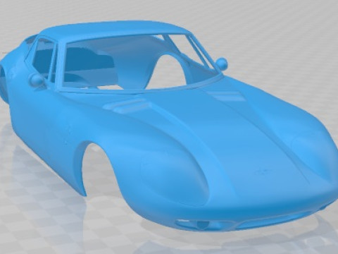 Marcos 1600 GT 1972 Printable Body Car 3D Print Model