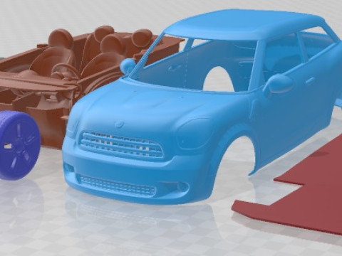 Paceman ALL4 2014 Printable Car Modelo de impresión 3D