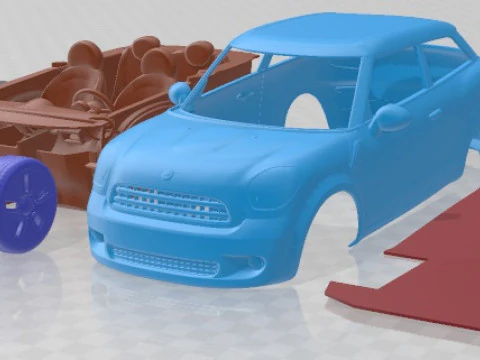 Coche Imprimible Paceman ALL4 2014 Modelo de impresión 3D