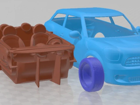 Paceman ALL4 2014 Printable Car 3D Print Model