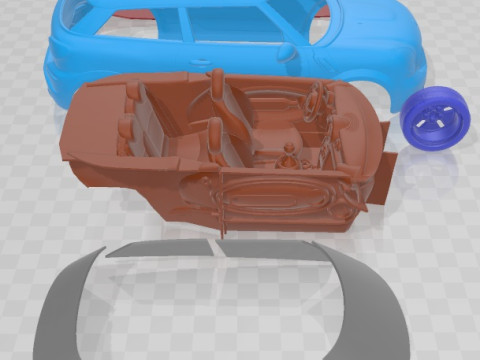 Paceman ALL4 2014 Printable Car Model do druku 3D