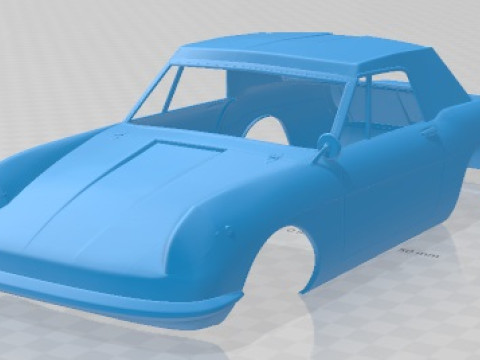 Autobianchi Stellina 1964 Printable Body Car 3D 打印模型