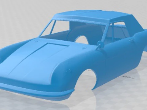 아우토비안키 스텔리나 1964 인쇄 가능한 차체 자동차 3D 프린트 모델