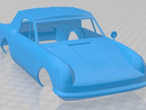 Autobianchi Stellina 1964 Printable Body Car 3D प्रिंट मॉडल
