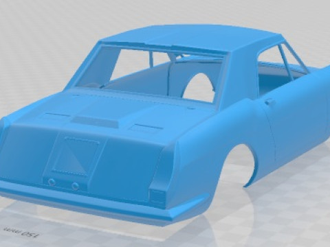 Autobianchi Stellina 1964 Printable Body Car 3D प्रिंट मॉडल