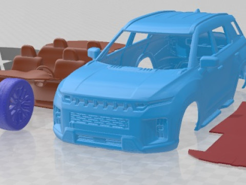 SsangYong Torres 2023 Printable Car 3D Print Model