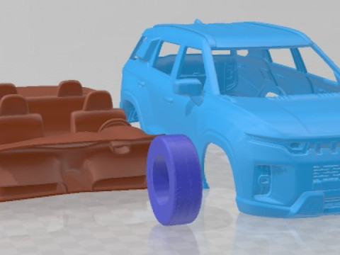 SsangYong Torres 2023 Printable Car 3D Print Model