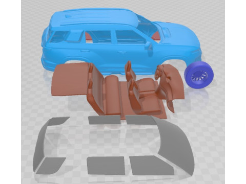 SsangYong Torres 2023 Printable Car 3D Print Model