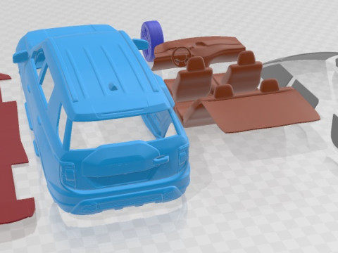 SsangYong Torres 2023 Printable Car 3D Print Model