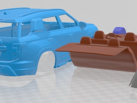 SsangYong Torres 2023 Printable Car 3D Print Model