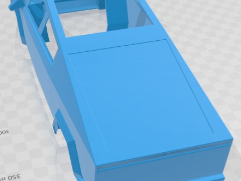 Tesla Cybertruck 2024 Printable Body Car 3D-printmodel