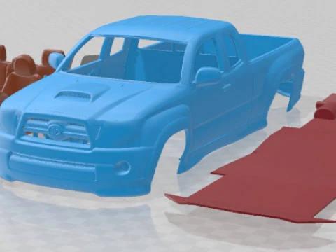 Toyota Tacoma XRunner 2011 Printable Car 3D Print Model