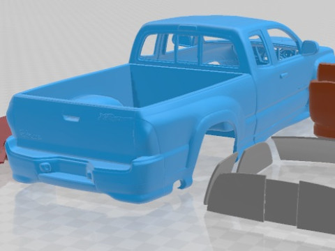 Toyota Tacoma XRunner 2011 Printable Car Modelo de impresión 3D