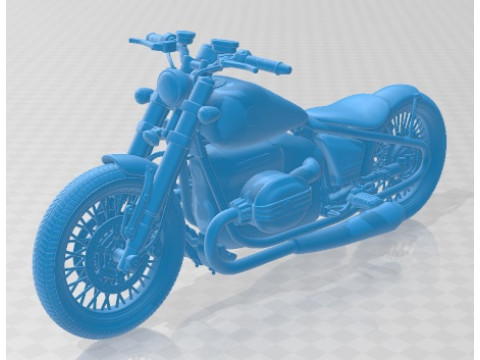 R18 Bobber Printable Motorbike 3D Print Model