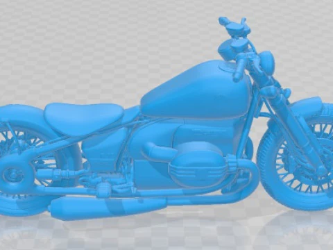 R18 Bobber Printable Motorbike 3D Print Model