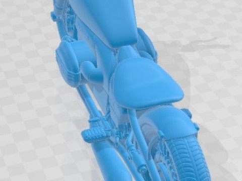 R18 Bobber Printable Motorbike 3D Print Model