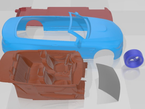 M4 F33 Convertible 2015 Printable Car 3D-Druckmodell