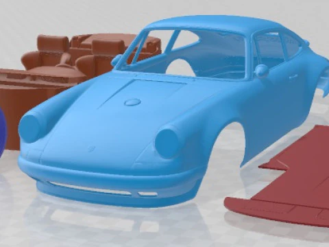 Porsche 911 Classic Printable Car 3D Print Model
