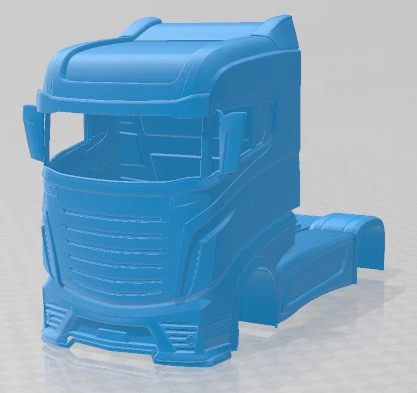 Scania R1000 2014 Printable Body Truck 3D Print Model .c4d .max .obj .3ds .fbx .stl .blend 