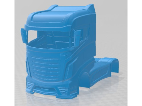 Scania R1000 2014 Printable Body Truck 3D Print Model