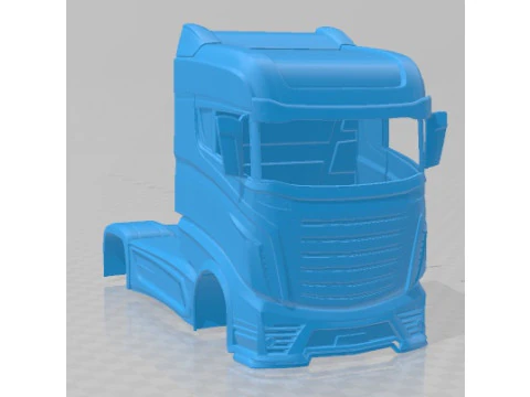 Scania R1000 2014 Printable Body Truck 3D Print Model